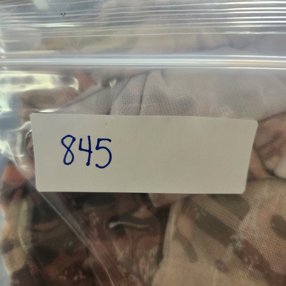 New Mix Superline Abstract Floral Lightweight Knit Cardigan Size Medium - Picture 10 of 10